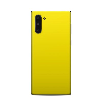 Samsung Galaxy Note 10 Skin - Solid State Yellow