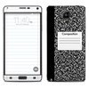 Samsung Galaxy Note 4 Skin - Composition Notebook