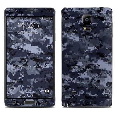 Samsung Galaxy Note 4 Skin - Digital Navy Camo