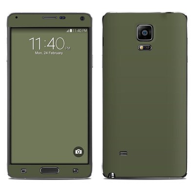 Samsung Galaxy Note 4 Skin - Solid State Olive Drab