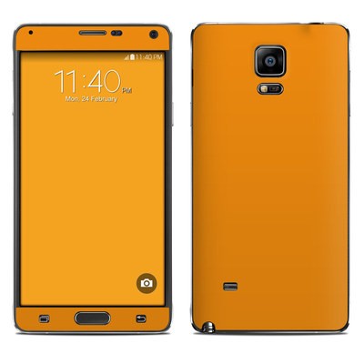 Samsung Galaxy Note 4 Skin - Solid State Orange