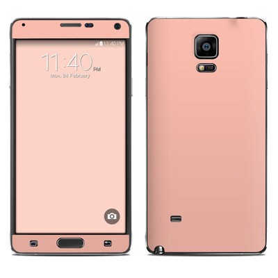 Samsung Galaxy Note 4 Skin - Solid State Peach