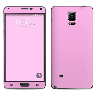 Samsung Galaxy Note 4 Skin - Solid State Pink