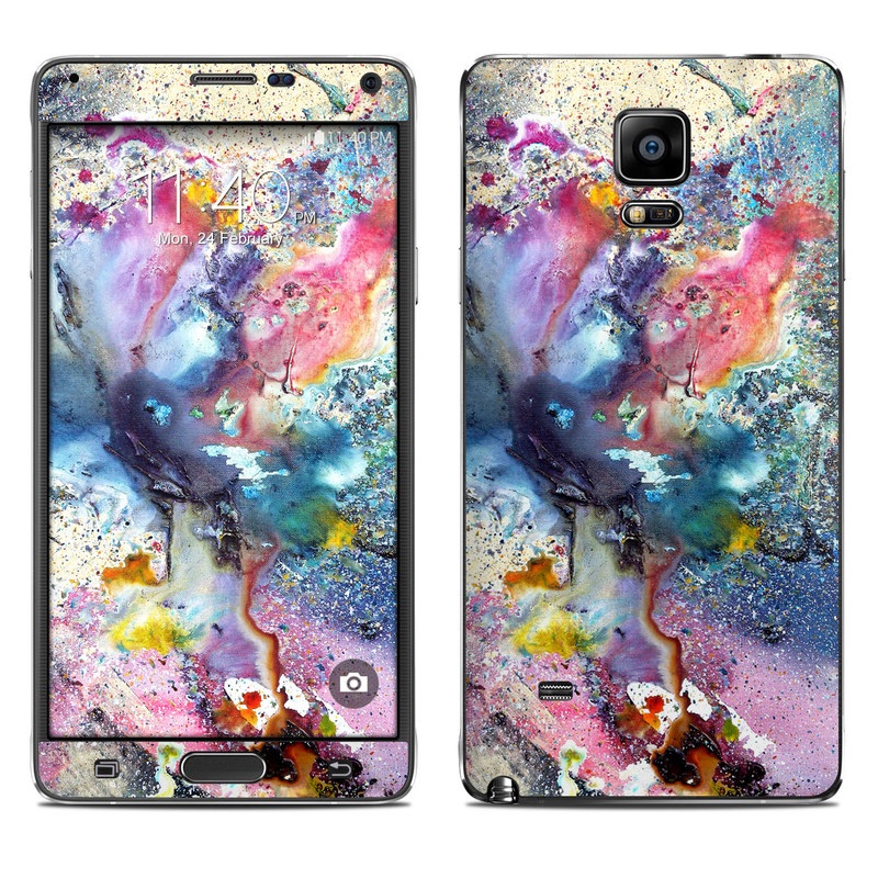 Samsung Galaxy Note 4 Skin - Cosmic Flower (Image 1)