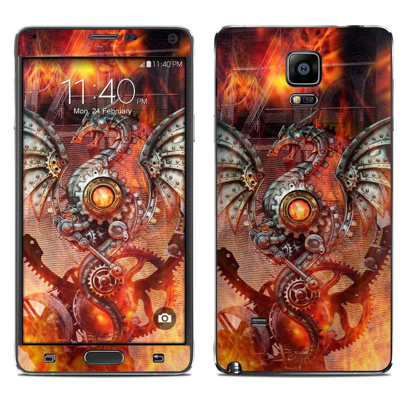 Samsung Galaxy Note 4 Skin - Furnace Dragon (Image 1)