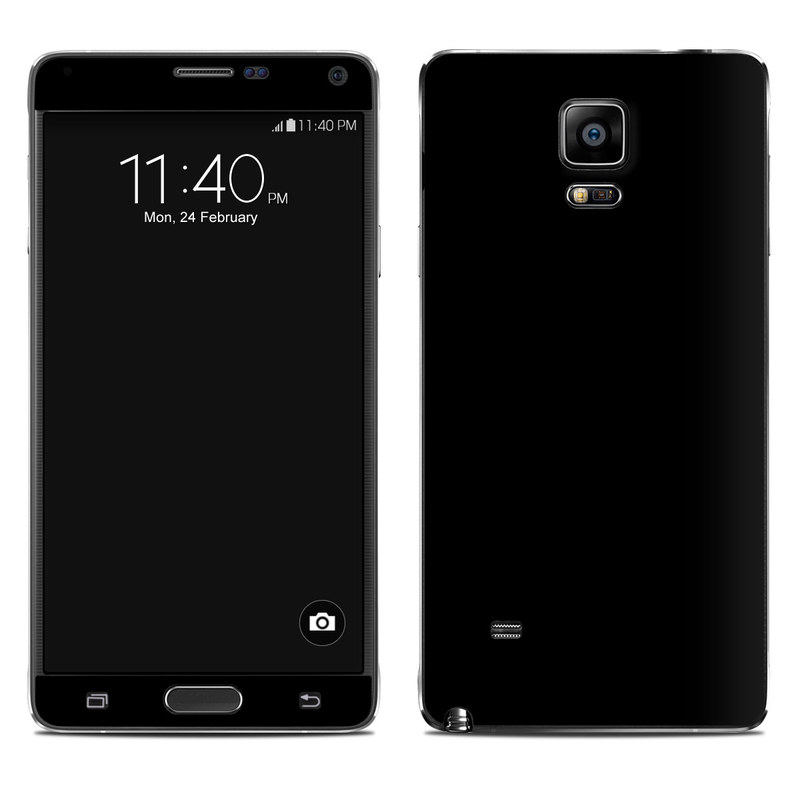 Samsung Galaxy Note 4 Skin - Solid State Black (Image 1)