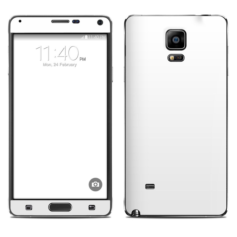 Samsung Galaxy Note 4 Skin - Solid State White (Image 1)