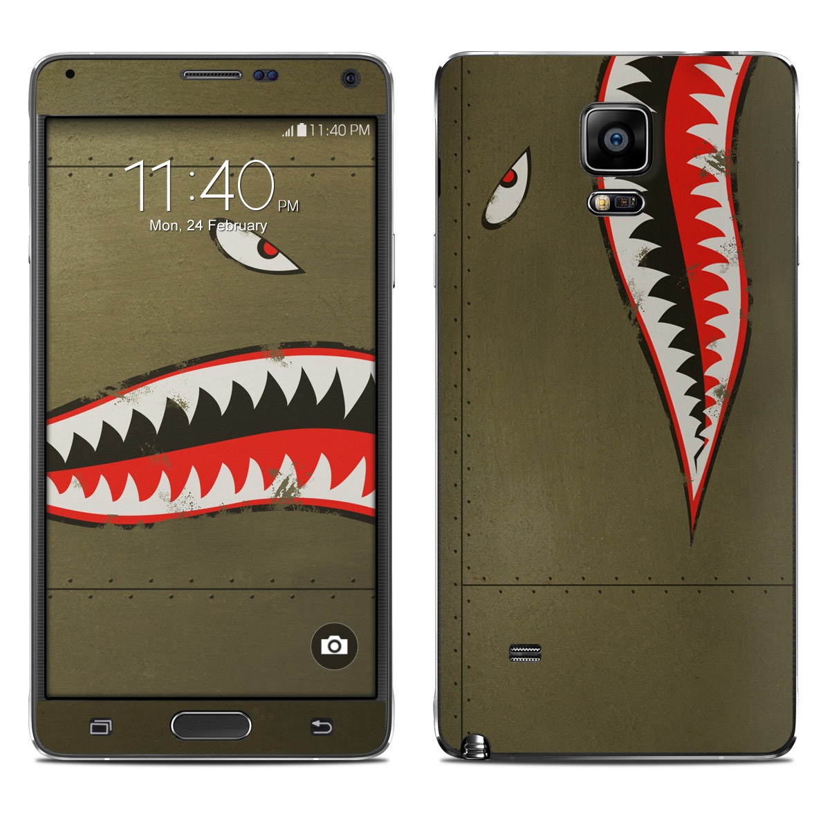 Samsung Galaxy Note 4 Skin - USAF Shark (Image 1)