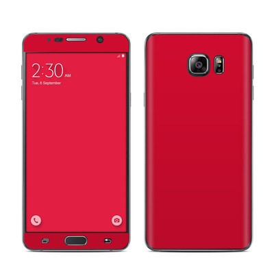 Samsung Galaxy Note 5 Skin - Solid State Red