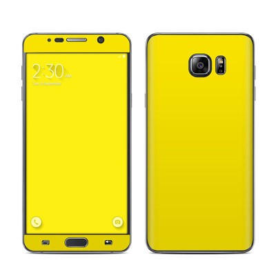 Samsung Galaxy Note 5 Skin - Solid State Yellow