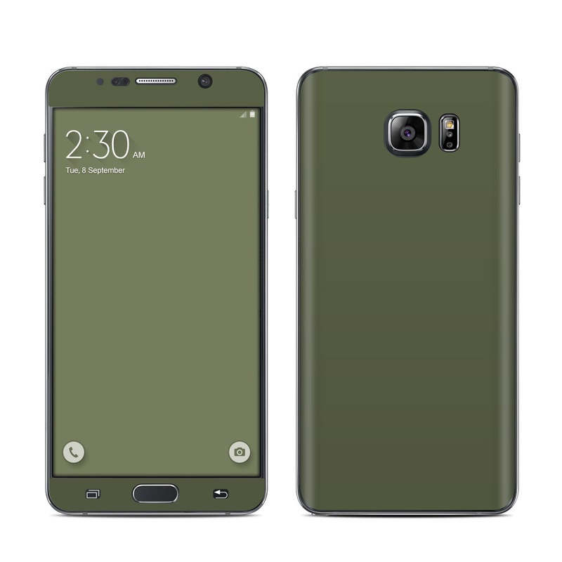 Samsung Galaxy Note 5 Skin - Solid State Olive Drab (Image 1)