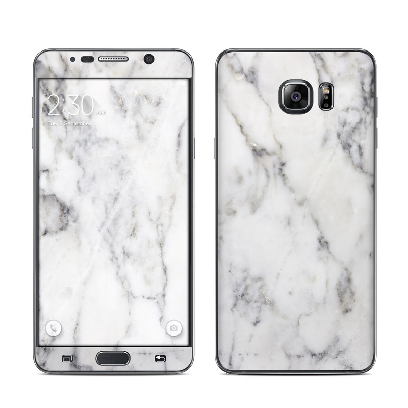 Samsung Galaxy Note 5 Skin - White Marble (Image 1)