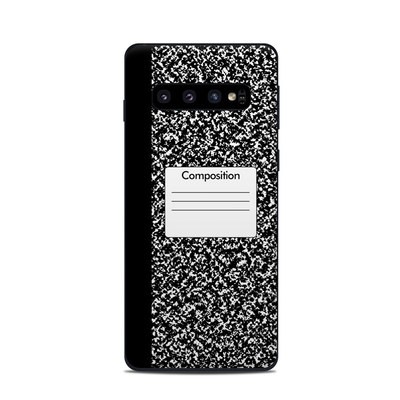 Samsung Galaxy S10 Skin - Composition Notebook