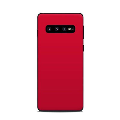 Samsung Galaxy S10 Skin - Solid State Red