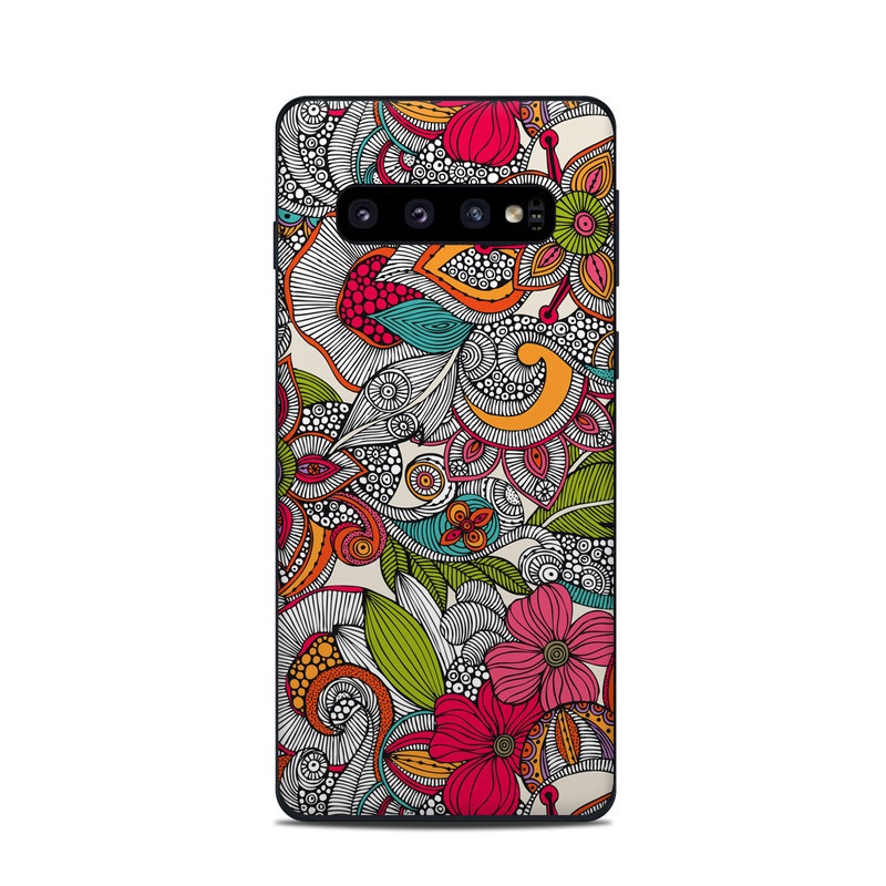 Samsung Galaxy S10 Skin - Doodles Color by Valentina Ramos | DecalGirl