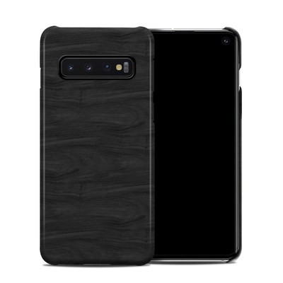Samsung Galaxy S10 Clip Case - Black Woodgrain