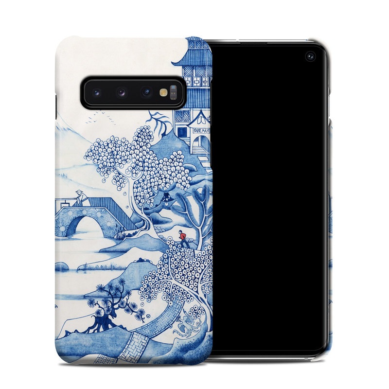 Samsung Galaxy S10 Clip Case - Blue Willow (Image 1)