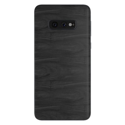 Samsung Galaxy S10e Skin - Black Woodgrain