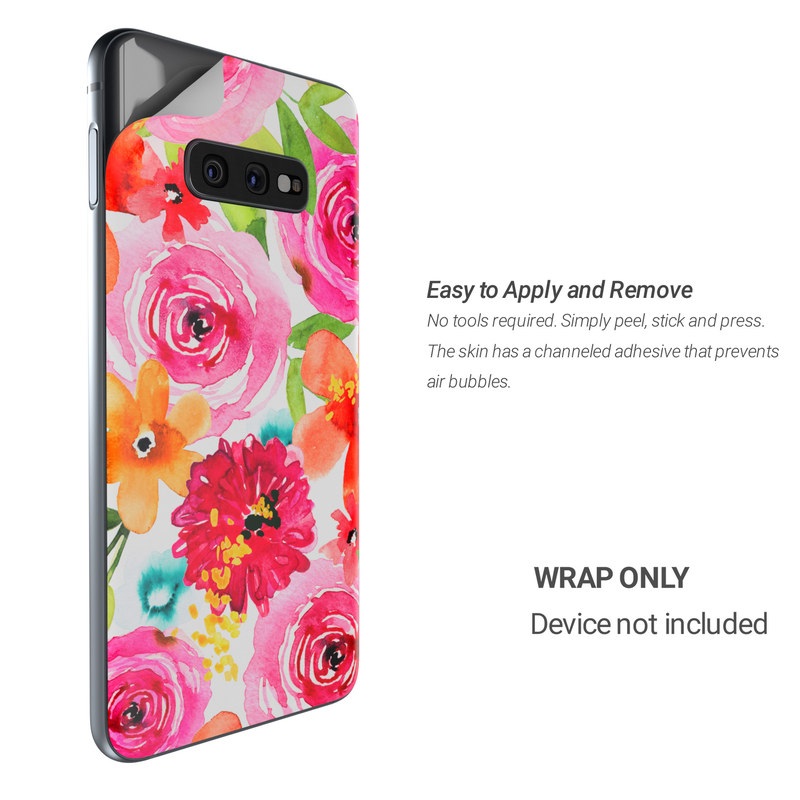 Samsung Galaxy S10e Skin - Floral Pop (Image 2)