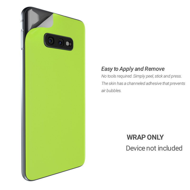 Samsung Galaxy S10e Skin - Solid State Lime (Image 2)