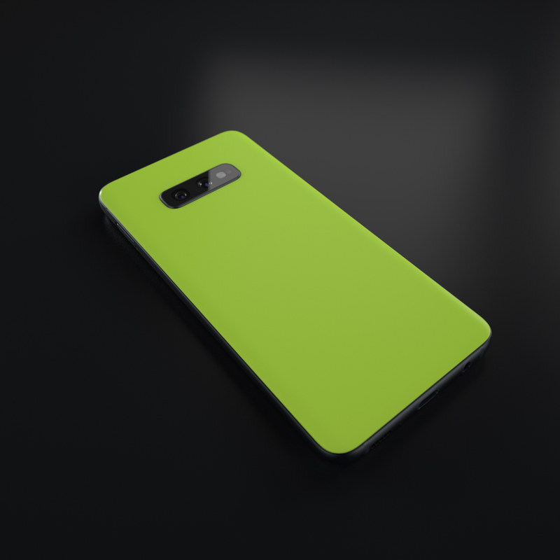 Samsung Galaxy S10e Skin - Solid State Lime (Image 4)
