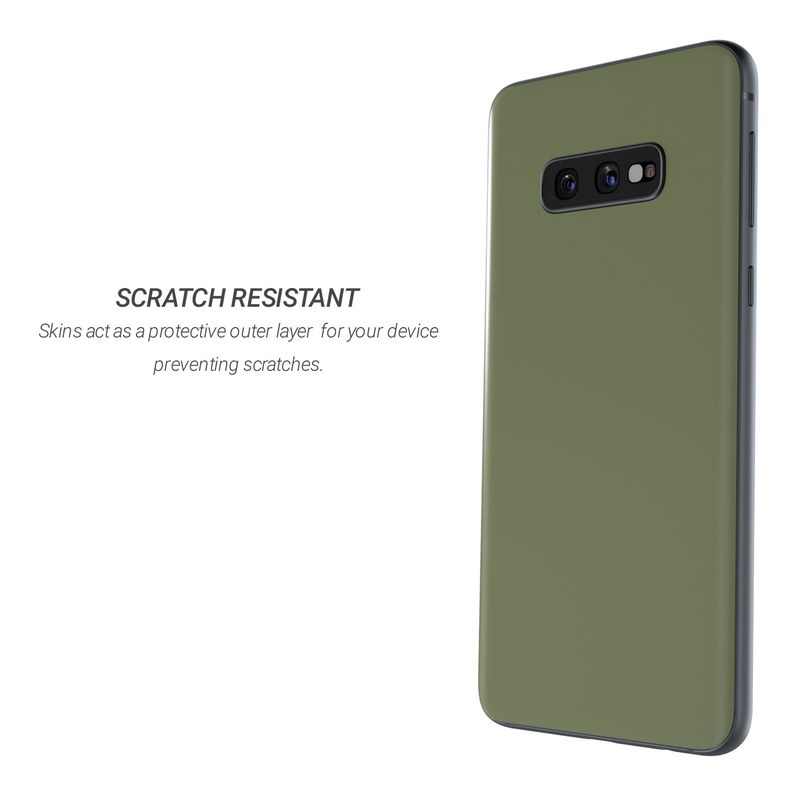 Samsung Galaxy S10e Skin - Solid State Olive Drab (Image 3)