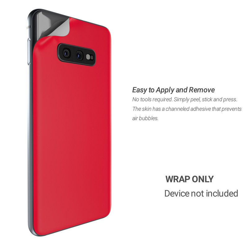 Samsung Galaxy S10e Skin - Solid State Red (Image 2)