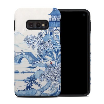 Samsung Galaxy S10e Hybrid Case - Blue Willow