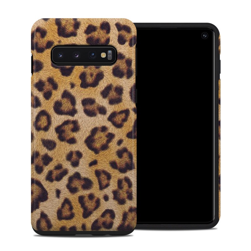 Samsung Galaxy S10 Hybrid Case - Leopard Spots (Image 1)