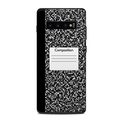 Samsung Galaxy S10 Plus Skin - Composition Notebook