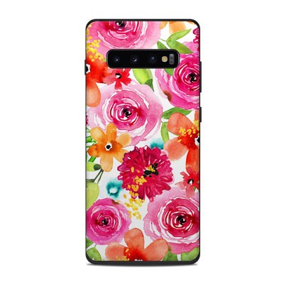 Samsung Galaxy S10 Plus Skin - Floral Pop
