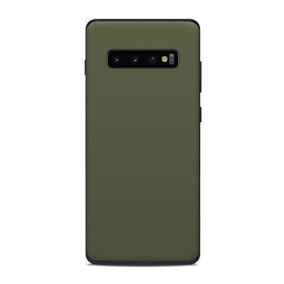 Samsung Galaxy S10 Plus Skin - Solid State Olive Drab