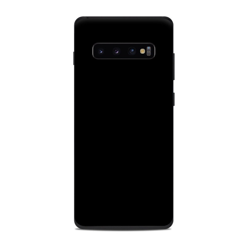 Samsung Galaxy S10 Plus Skin - Solid State Black (Image 1)