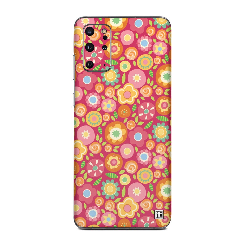 Samsung Galaxy S20 Plus 5G Skin - Flowers Squished (Image 1)