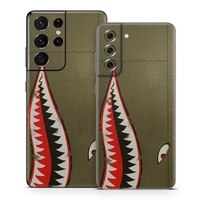Samsung Galaxy S21 Skin - USAF Shark (Image 1)