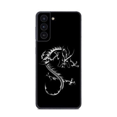 Samsung Galaxy S21 Skin - Chrome Dragon