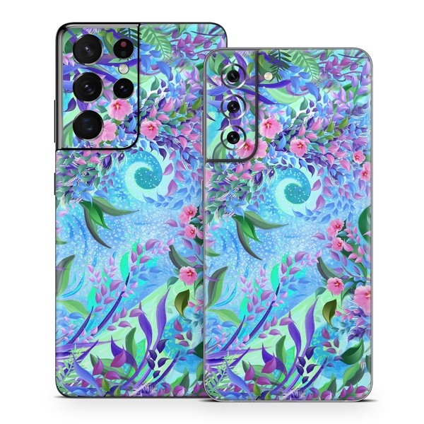 Samsung Galaxy S21 Skin - Lavender Flowers