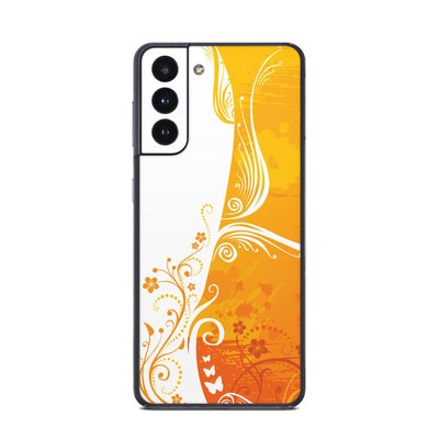 Samsung Galaxy S21 Skin - Orange Crush