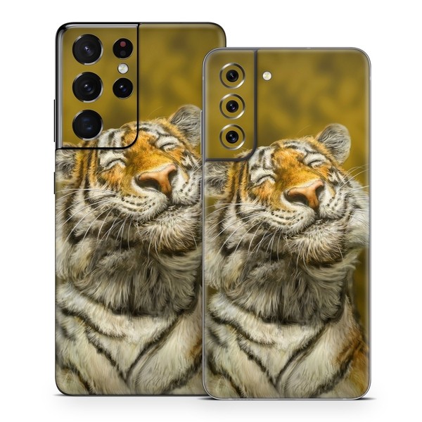 Samsung Galaxy S21 Skin - Smiling Tiger