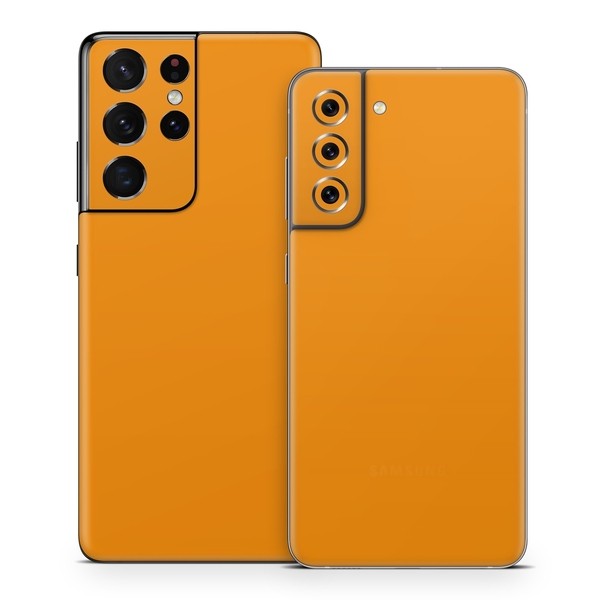 Samsung Galaxy S21 Skin - Solid State Orange