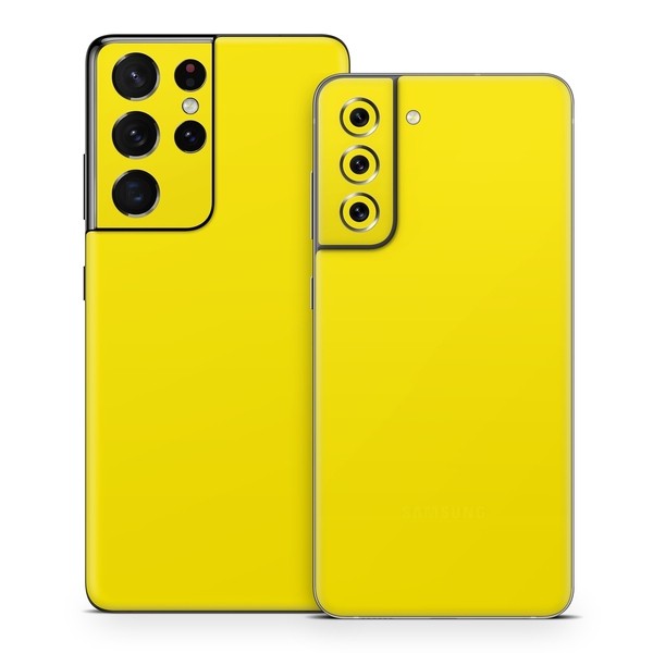 Samsung Galaxy S21 Skin - Solid State Yellow