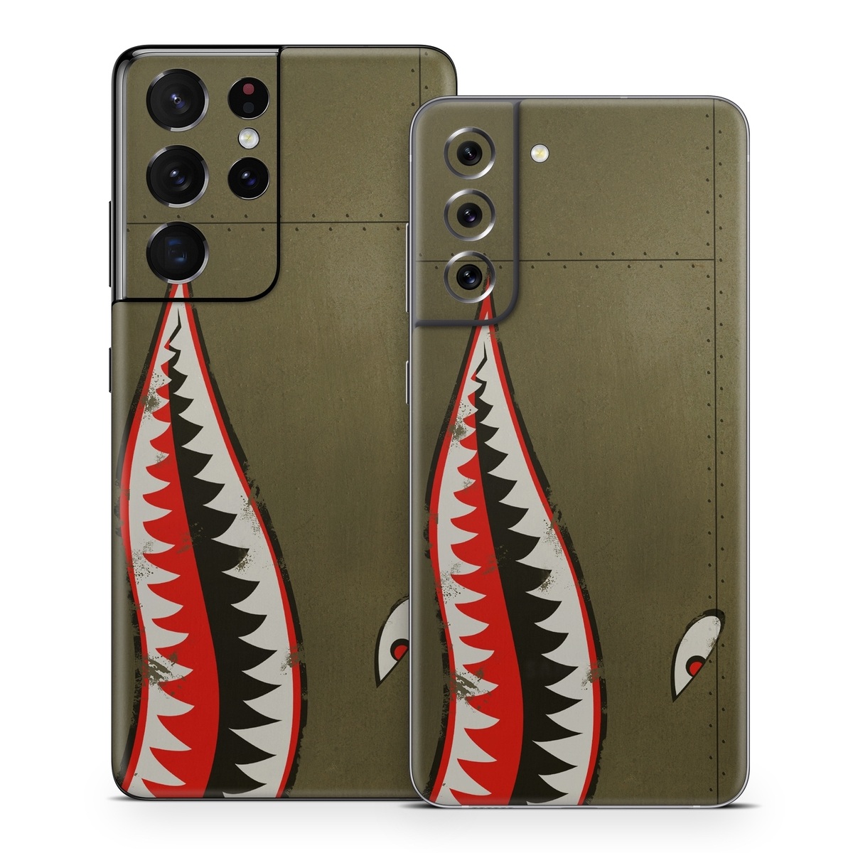 Samsung Galaxy S21 Skin - USAF Shark (Image 1)