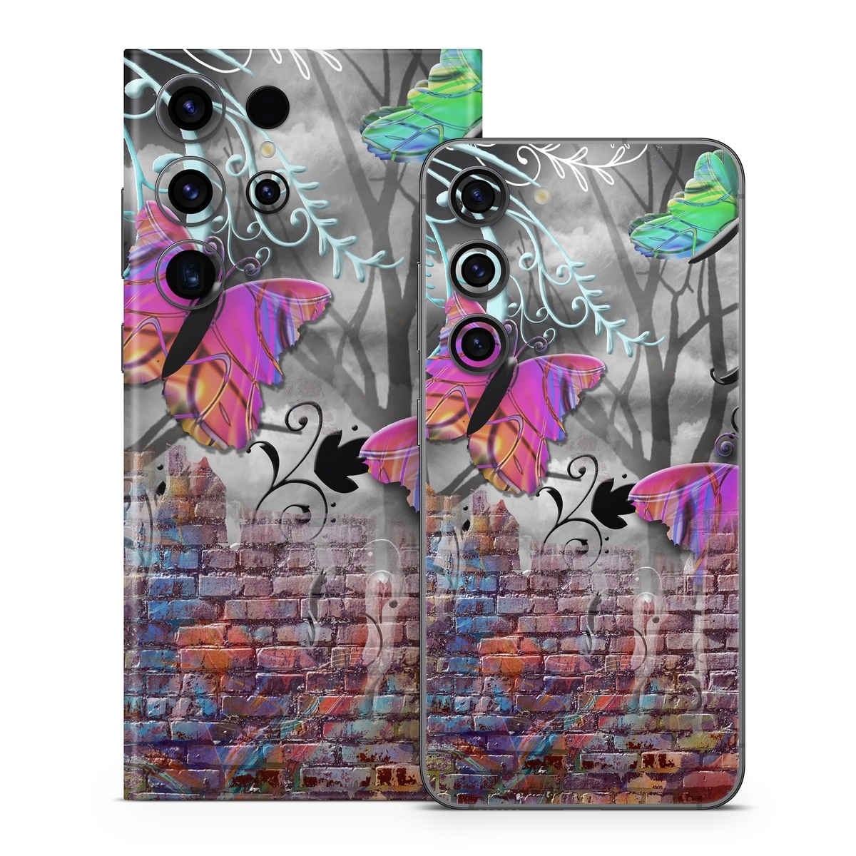 Samsung Galaxy S23 Skin - Butterfly Wall (Image 1)