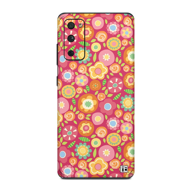 Samsung Galaxy S20 FE 5G Skin - Flowers Squished (Image 1)
