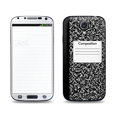 Samsung Galaxy S4 Skin - Composition Notebook
