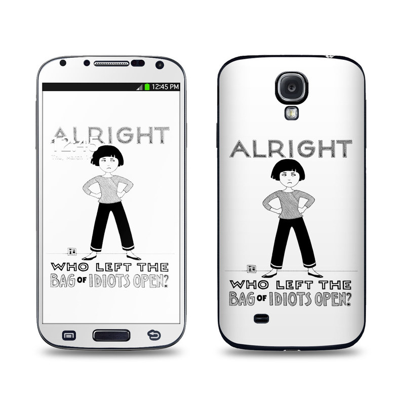 Samsung Galaxy S4 Skin - Bag of Idiots (Image 1)