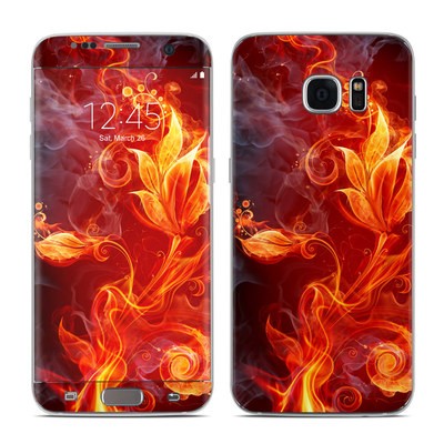 Samsung Galaxy S7 Edge Skin - Flower Of Fire