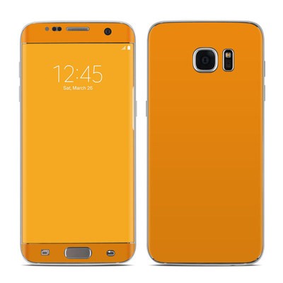 Samsung Galaxy S7 Edge Skin - Solid State Orange