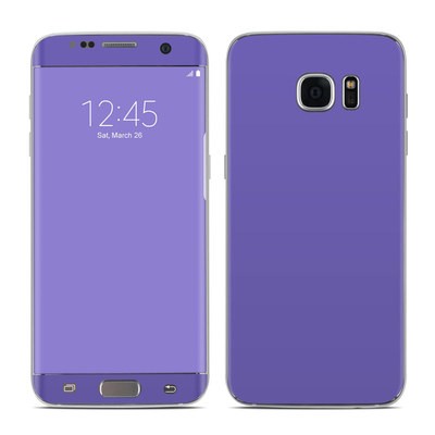 Samsung Galaxy S7 Edge Skin - Solid State Purple