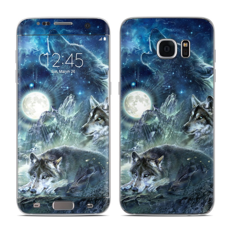 Samsung Galaxy S7 Edge Skin - Bark At The Moon (Image 1)
